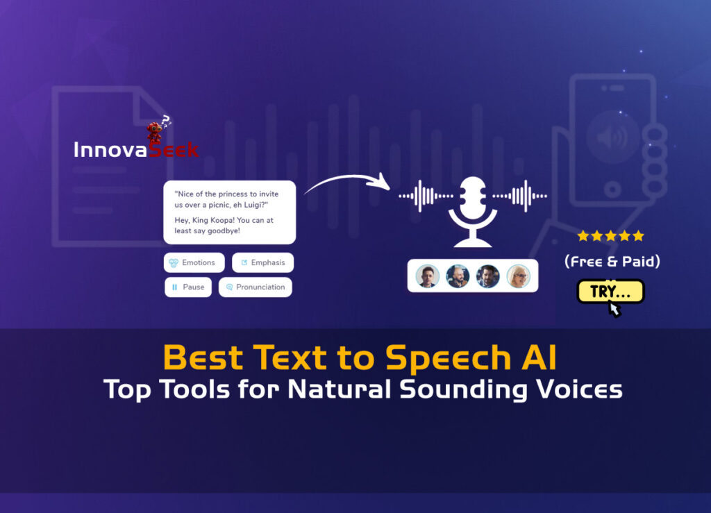 Best Text to Speech AI Top Tools for Natural Sounding Voices (Free & Paid)